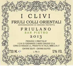 Colli Orientali del Friuli San Pietro Friulano