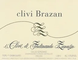 Collio Brazzano di Cormons Clivi Brazan