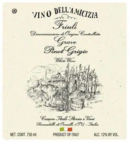 Friuli Grave Vino dell'Amicizia Pinot Grigio
