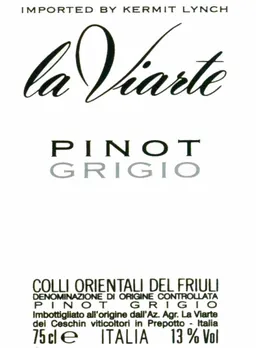 Colli Orientali del Friuli Pinot Grigio