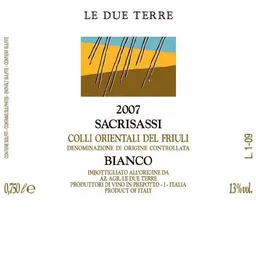 Colli Orientali del Friuli Sacrisassi