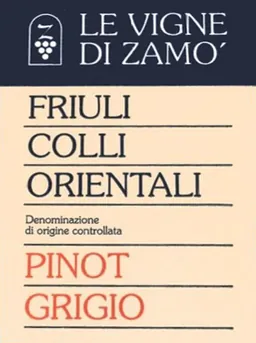 Colli Orientali del Friuli Pinot Grigio