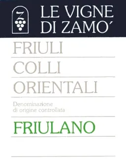 Colli Orientali del Friuli Tocai Friulano