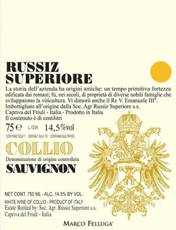 Marco Felluga Russiz Superiore Collio Sauvignon