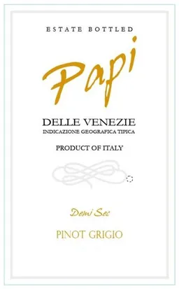 Demi Sec Pinot Grigio