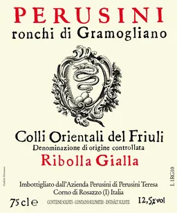 Colli Orientali del Friuli Ronchi di Gramogliano Ribolla Gialla