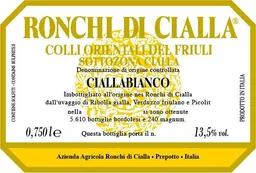 Colli Orientali del Friuli Cialla Bianco