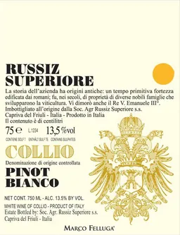 Russiz Superiore Collio Pinot Bianco