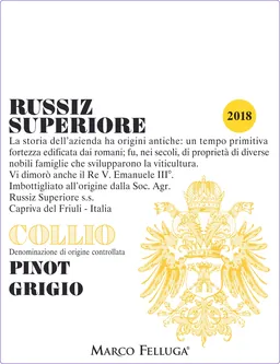 Russiz Superiore Pinot Grigio
