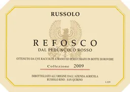 Venezia Giulia Collezione Refosco dal Peduncolo Rosso