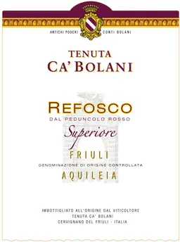 Friuli Aquileia Refosco dal Peduncolo Rosso Superiore
