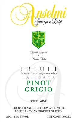 Friuli Latisana Pinot Grigio