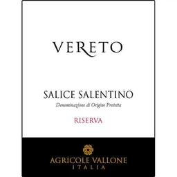 Agricole Vallone Vereto Riserva