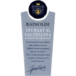 Aldo Rainoldi Sfursat di Valtellina Ca' Rizzieri