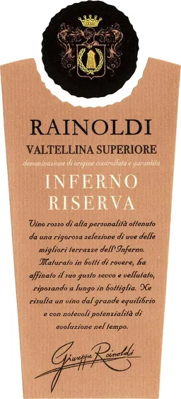Aldo Rainoldi Valtellina Superiore Inferno Riserva