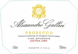 Alessandro Gallici Extra Dry Prosecco