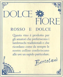 Alfredo Bertolani Dolce Fiore Lambrusco