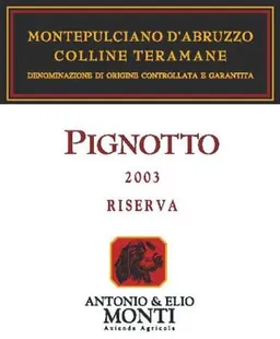 Antonio ed Elio Monti Montepulciano d'Abruzzo Colline Teramane Riserva