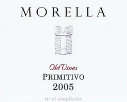 Az. Ag. Morella Old Vines Primitivo
