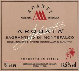 Azienda Agricola Adanti Sagrantino di Montefalco Arquata