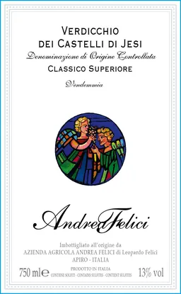 Azienda Agricola Andrea Felici Verdicchio dei Castelli di Jesi Classico Superiore