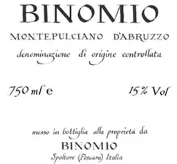 Azienda Agricola Binomio Montepulciano d'Abruzzo