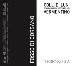 Azienda Agricola Terenzuola Colli di Luni Fosso di Corsano Vermentino