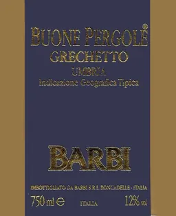 Barbi Vini Buone Pergole Grechetto