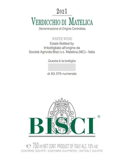 Bisci Verdicchio di Matelica