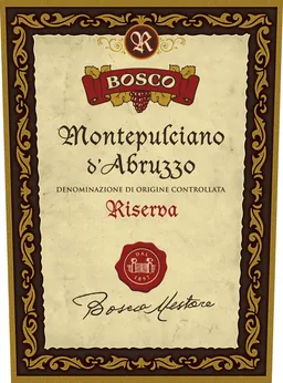 Bosco Montepulciano d'Abruzzo Riserva