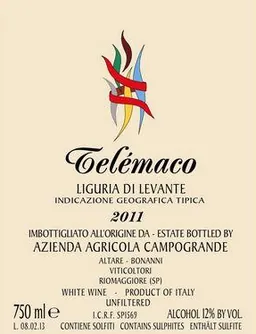 Campogrande Cinqueterre Liguria di Levante Telemaco