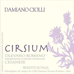 Cantina Damiano Ciolli Cirsium Cesanese di Olevano Romano Riserva