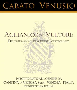 Cantina di Venosa Aglianico del Vulture