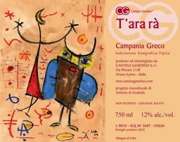 Cantina Giardino Campania T'Ara Ra Greco