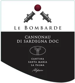 Cantina Santa Maria La Palma Le Bombarde Cannonau di Sardegna