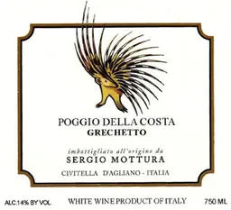Cantina Sergio Mottura Civitella d'Agliano Poggio della Costa