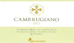 Cantine Belisario Belisario Verdicchio di Matelica Cambrugiano Riserva