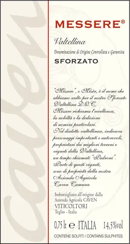 Sforzato di Valtellina