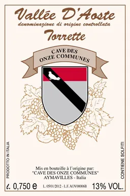 Cave des Onze Communes Vallee d'Aoste Torrette