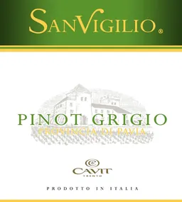 Provincia di Pavia SanVigilio Pinot Grigio