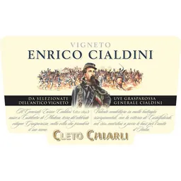 Cleto Chiarli Lambrusco Grasparossa Vigneto Enrico Cialdini