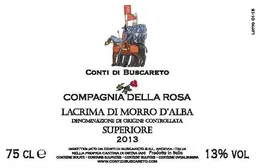 Conti di Buscareto Lacrima di Morro d'Alba Compagnia della Rosa