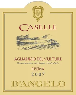 D'Angelo Aglianico del Vulture Caselle Riserva