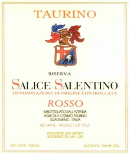 Taurino Salice Salentino Riserva Rouge