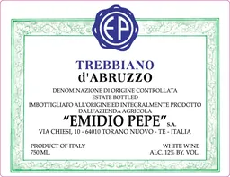 Emidio Pepe Wines Emidio Pepe Trebbiano d'Abruzzo