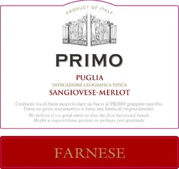 Primo Sangiovese Merlot