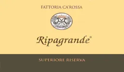 Fattoria Ca' Rossa Sangiovese di Romagna Superiore Riserva Ripagrande