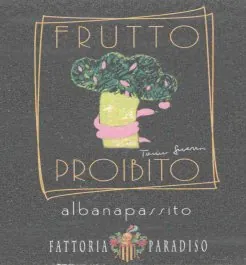 Fattoria Paradiso Albana di Romagna Frutto Proibito Passito