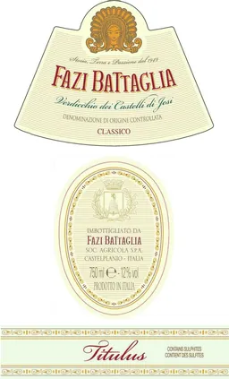 Verdicchio dei Castelli di Jesi Titulus