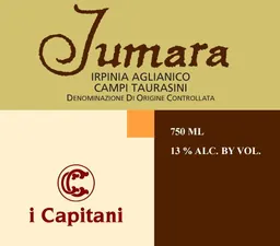 Irpinia Campi Taurasini Jumara Aglianico